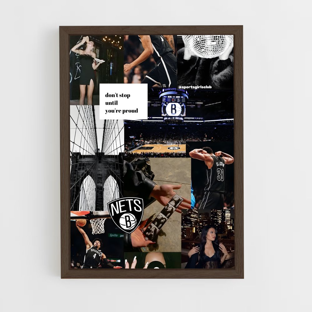 Poster Brooklyn de nets – affiche Basketball (vue 5)